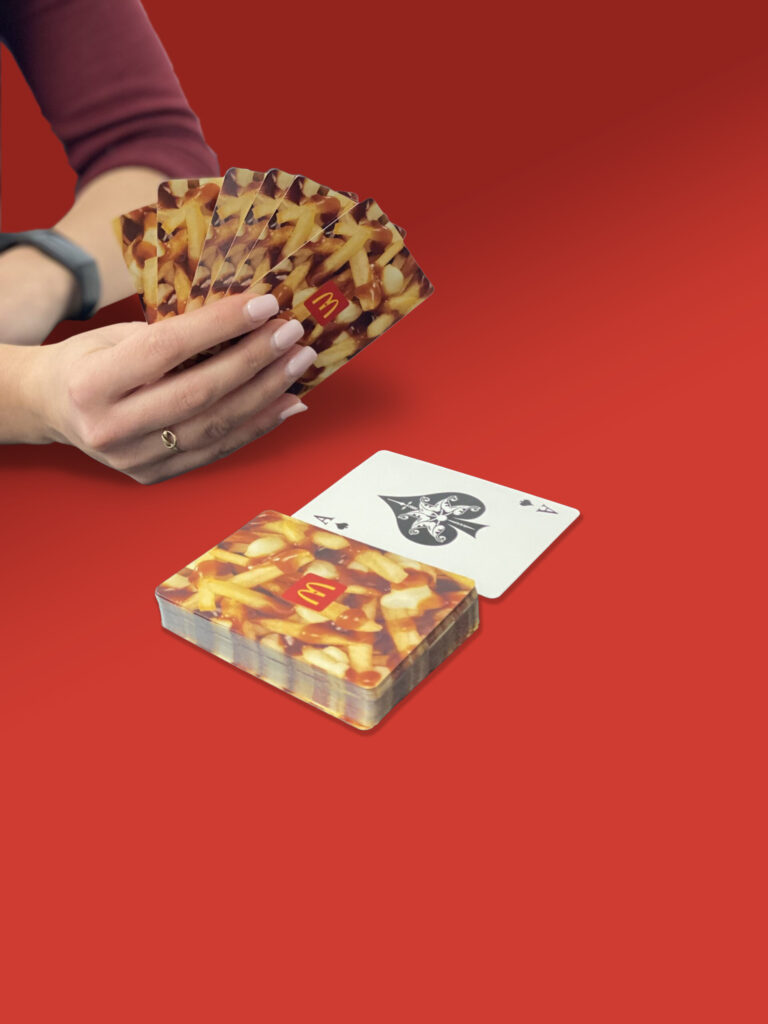 Jeu de cartes sur mesure