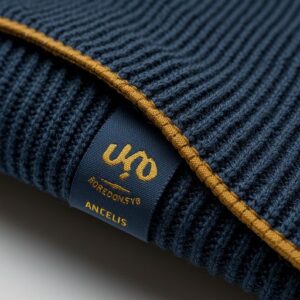 etiquette avec logo sur tuque